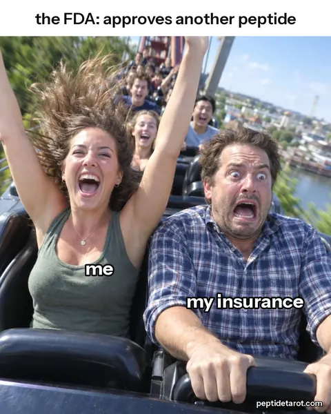 Meme: the FDA: approves another peptide / me / my insurance