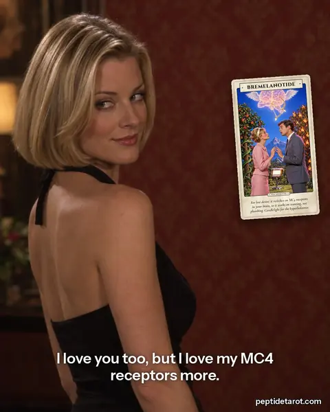 Meme: I love you too, but I love my MC4 receptors more.